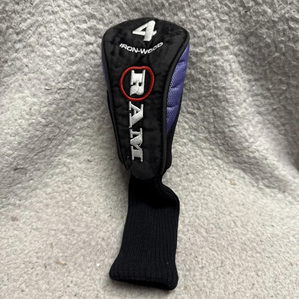 RAM‎ black and Purple 4 wood driver golf club head cover
